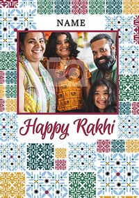 Tile Happy Rakhi Card