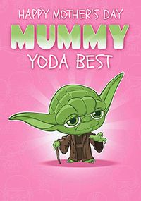 Yoda Best Mother's Day Card
