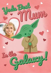 Yoda Best Mum Photo Mother's Day Card