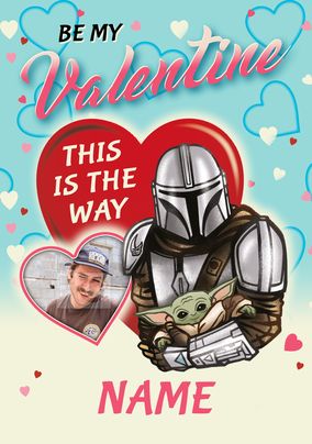 Mandalorian - The Way Photo Valentine's Card
