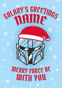 Tap to view Mandalorian - Greetings Personalised Christmas Card