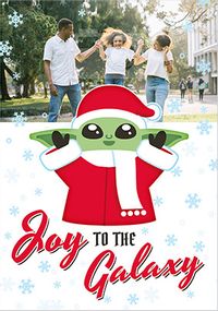 Tap to view Grogu - Joy to the Galaxy Photo Christmas Card