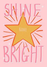 Shine Bright Back To School Card