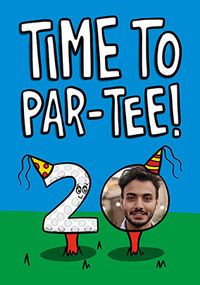 Time to Par-tee Birthday Card