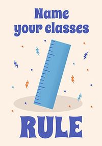 Tap to view Your Classes Rule Thank You Card