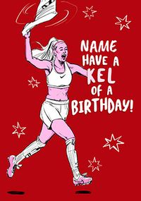 Tap to view Kel of a Time Birthday Card