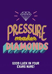 Tap to view Pressure Makes Diamonds Exam Card