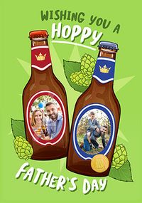 Hoppy Father's Day 2 photo Card