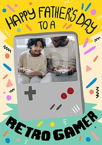 Tap to view Retro Gamer photo Father's Day Card