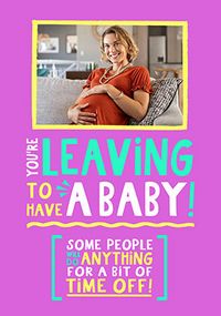 Tap to view Having a Baby Leaving Card