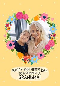 Tap to view Grandma Yellow Personalised Mothers Day Card