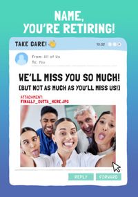 Tap to view Take Care Retirement Card
