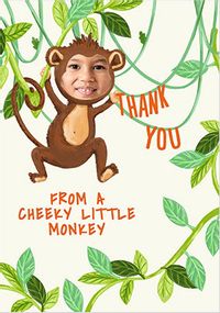Tap to view Cheeky Monkey Thank You Photo Card