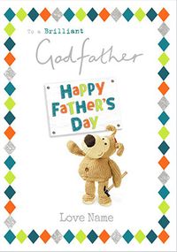 Boofle - Godfather Father's Day Personalised Card