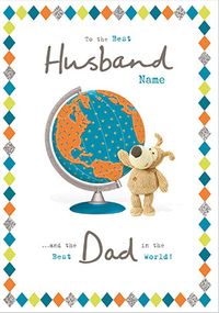 Boofle - Husband and Dad Father's Day Personalised Card