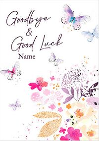 Tap to view Flowers Goodbye And Good Luck Card