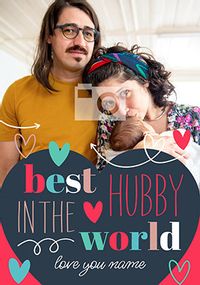 Best Hubby Personalised Valentine Card