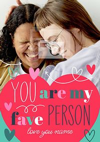 Tap to view Valentine My Person Personalised Card