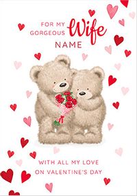 Tap to view Big Love Bear Wife Valentine's Day Card
