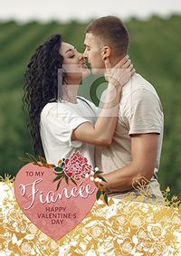 Tap to view Fiancée Photo Valentine Card