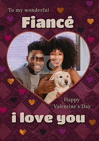 Fiancé  Photo Valentine Card
