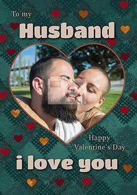 Husband Valentine Photo Card