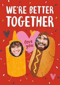 Better Together Photo Valentine's Day Card