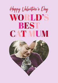 Cat Mum Valentine Card