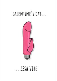 Galentine's Day Issa Vibe Personalised Card