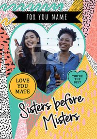 Sisters Before Misters Galentine Photo Card