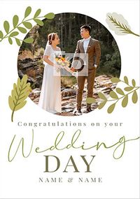 Tap to view Congratulations Photo Wedding Card