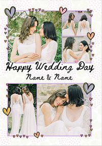 Tap to view Happy Wedding Day Photo Card