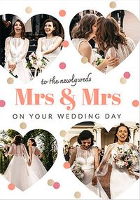 Tap to view Mrs  & Mrs Photo Wedding card