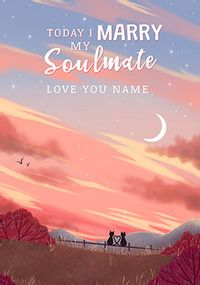 Tap to view Soulmate Personalised Wedding Card