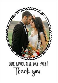 Tap to view Our Favourite Day Ever Photo Wedding Card