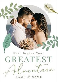 Tap to view Greatest Adventure Photo Wedding Card