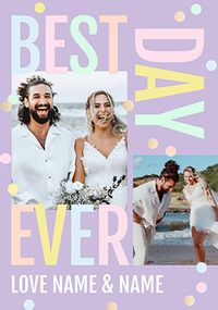 Tap to view Best Day Ever Confetti Photo Card
