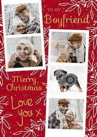 Boyfriend Photo Booth Christmas Card
