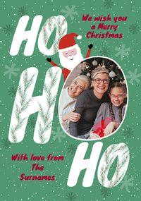Tap to view Ho Ho Ho Photo Christmas Card