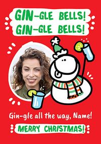 Tap to view Gin-gle Bells Photo Christmas Card