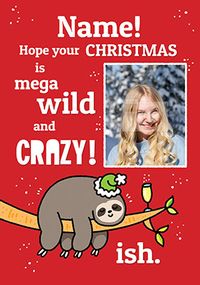 Tap to view Wild And Crazy Photo Christmas Card