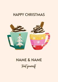 Tap to view Treat Yourself Personalised Christmas Card
