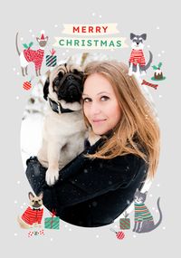 Tap to view Pet Photo Christmas Card