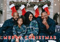 Tap to view Merry Christmas Landscape Full Photo Card