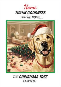 Tap to view The Tree Fainted Christmas Card