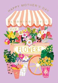 Flower Stall Mum Mother's Day Card