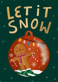 Gingerbread Christmas Card