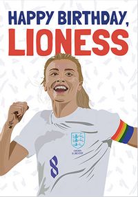 Lady Lioness Birthday Card