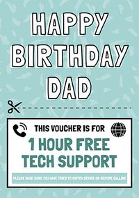 Tap to view Dad Tech Support Birthday Card