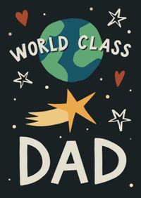 World Class Dad Birthday Card